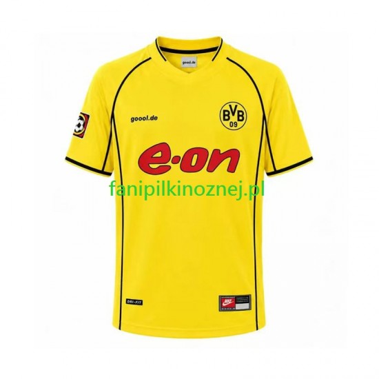 Koszulka Borussia Dortmund Retro 2002 Domowa Krótkie Rękawy ,Męska