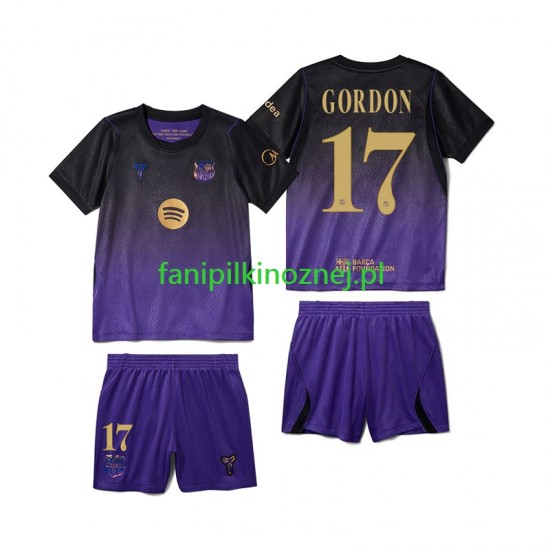Koszulka FC Barcelona Anthony Gordon 17 2026-2027 Wyjazdowa Krótkie Rękawy ,Dziecięca Koszulka FC Barcelona Anthony Gordon 17 2026-2027 Wyjazdowa Krótkie Rękawy ,Dziecięca