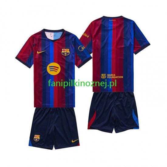 Koszulka FC Barcelona 2026-2027 Domowa Krótkie Rękawy ,Dziecięca