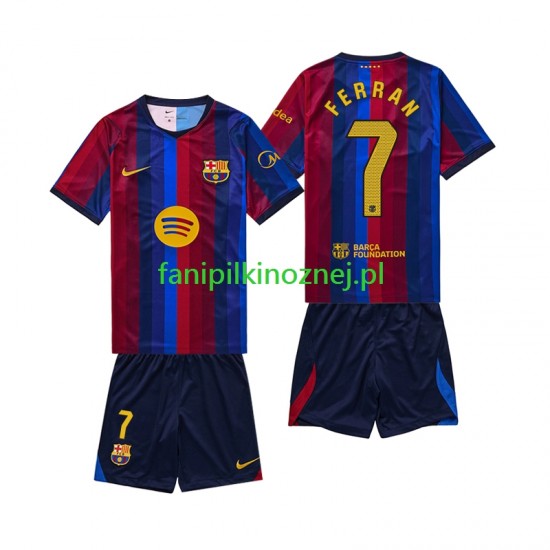 Koszulka FC Barcelona Ferran Torres 7 2026-2027 Domowa Krótkie Rękawy ,Dziecięca Koszulka FC Barcelona Ferran Torres 7 2026-2027 Domowa Krótkie Rękawy ,Dziecięca