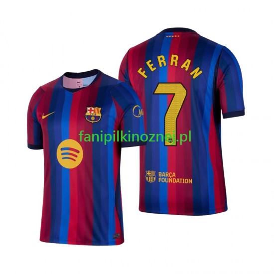 Koszulka FC Barcelona Ferran Torres 7 2026-2027 Domowa Krótkie Rękawy ,Męska