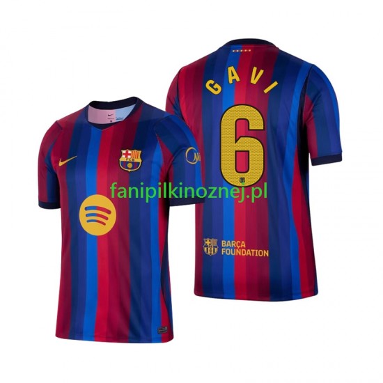 Koszulka FC Barcelona Gavi 6 2026-2027 Domowa Krótkie Rękawy ,Męska