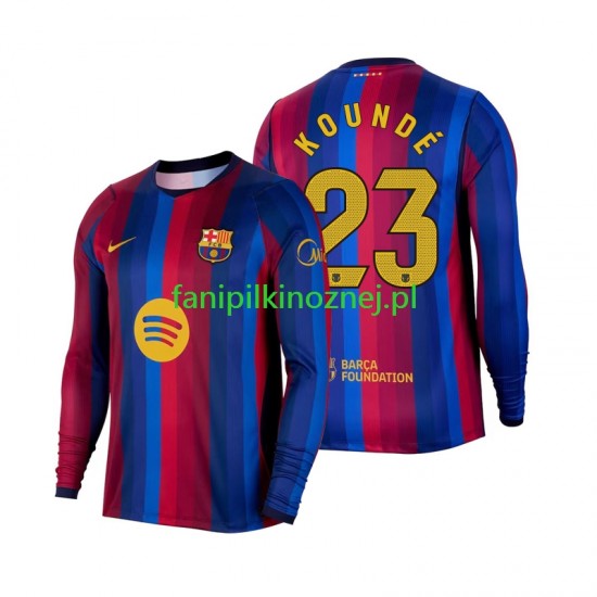 Koszulka FC Barcelona Jules Kounde 23 2026-2027 Domowa Długie Rękawy ,Męska