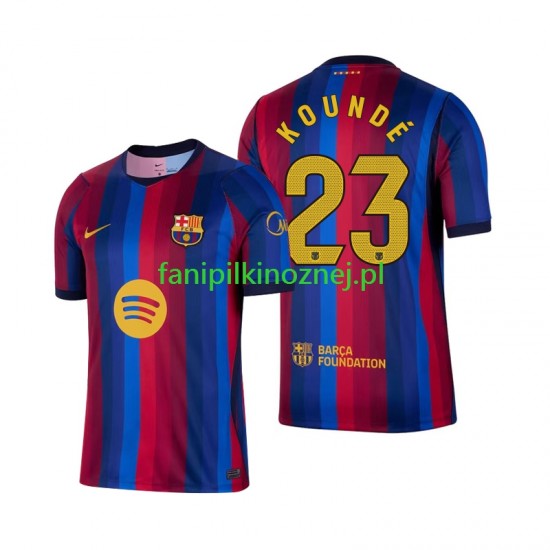 Koszulka FC Barcelona Jules Kounde 23 2026-2027 Domowa Krótkie Rękawy ,Męska