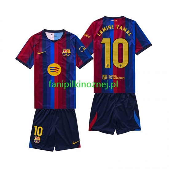 Koszulka FC Barcelona Lamine Yamal 10 2026-2027 Domowa Krótkie Rękawy ,Dziecięca