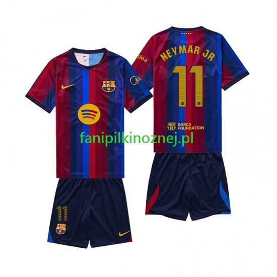 Koszulka FC Barcelona Neymar JR 11 2026-2027 Domowa Krótkie Rękawy ,Dziecięca