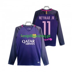 Koszulka FC Barcelona Neymar JR 11 2016 2017 Retro Wyjazdowa Długie Rękawy ,Męska
