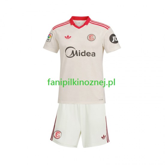 Koszulka Sevilla FC Retro 2025-2026 Domowa Krótkie Rękawy ,Dziecięca
