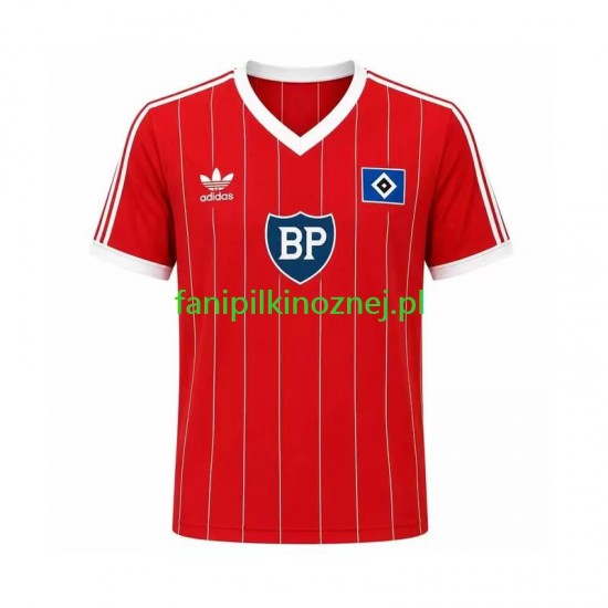 Koszulka Hamburger SV 1984 Retro Wyjazdowa Krótkie Rękawy ,Męska