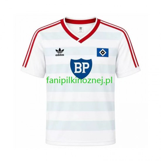 Koszulka Hamburger SV 1986 Retro Wyjazdowa Krótkie Rękawy ,Męska