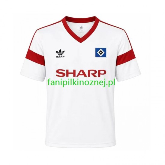 Koszulka Hamburger SV 1988 Retro Domowa Krótkie Rękawy ,Męska