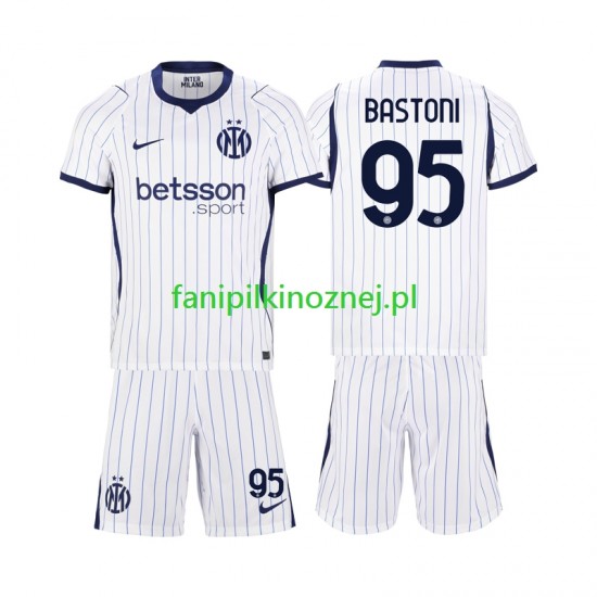 Koszulka Inter Mediolan Alessandro Bastoni 95 2026-2027 Wyjazdowa Krótkie Rękawy ,Dziecięca