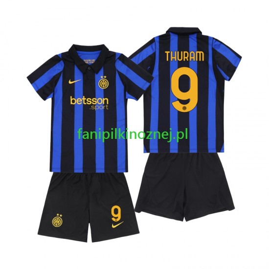 Koszulka Inter Mediolan Marcus Thuram 9 2026-2027 Domowa Krótkie Rękawy ,Dziecięca