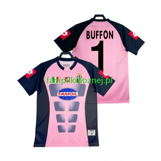 Koszulka Juventus Buffon 1 Bramkarska Retro 2002-2003 Wyjazdowa Krótkie Rękawy ,Męska