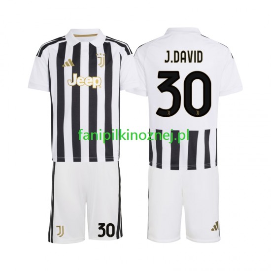 Koszulka Juventus Jonathan David 30 2026-2027 Domowa Krótkie Rękawy ,Dziecięca