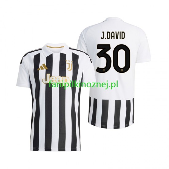 Koszulka Juventus Jonathan David 30 2026-2027 Domowa Krótkie Rękawy ,Męska