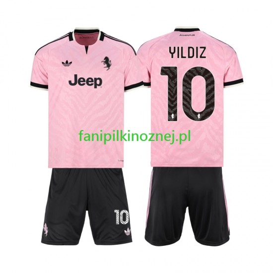 Koszulka Juventus Kenan Yildiz 10 2026-2027 Wyjazdowa Krótkie Rękawy ,Dziecięca