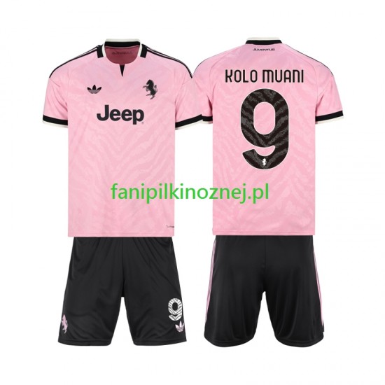 Koszulka Juventus Randal Kolo Muani 9 2026-2027 Wyjazdowa Krótkie Rękawy ,Dziecięca