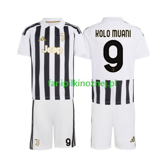 Koszulka Juventus Randal Kolo Muani 9 2026-2027 Domowa Krótkie Rękawy ,Dziecięca