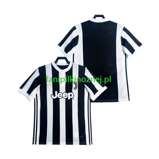 Koszulka Juventus 2017 2018 Retro Domowa Krótkie Rękawy ,Męska