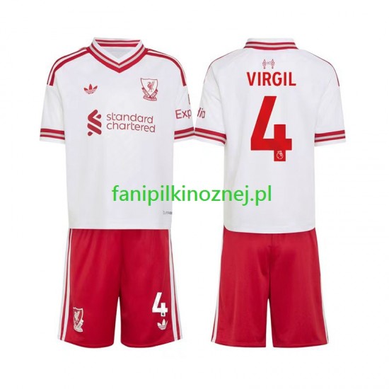 Koszulka Liverpool Virgil van Dijk 4 2026-2027 Wyjazdowa Krótkie Rękawy ,Dziecięca
