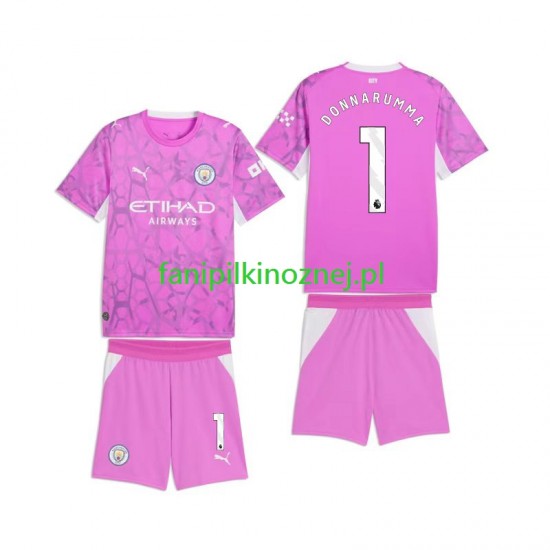 Koszulka Manchester City Gianluigi Donnarumma 1 Bramkarska 2026-2027 Wyjazdowa Krótkie Rękawy ,Dziecięca