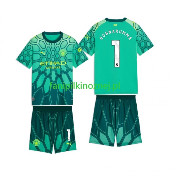 Koszulka Manchester City Gianluigi Donnarumma 1 Bramkarska 2026-2027 Domowa Krótkie Rękawy ,Dziecięca