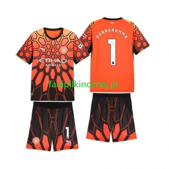 Koszulka Manchester City Gianluigi Donnarumma 1 Bramkarska 2026-2027 Trzeci Krótkie Rękawy ,Dziecięca