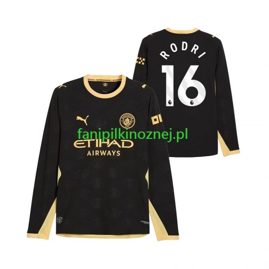 Koszulka Manchester City Rodri 16 2026-2027 Wyjazdowa Długie Rękawy ,Męska