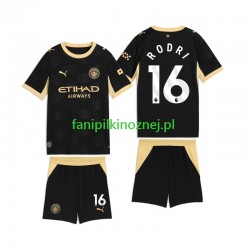 Koszulka Manchester City Rodri 16 2026-2027 Wyjazdowa Krótkie Rękawy ,Dziecięca