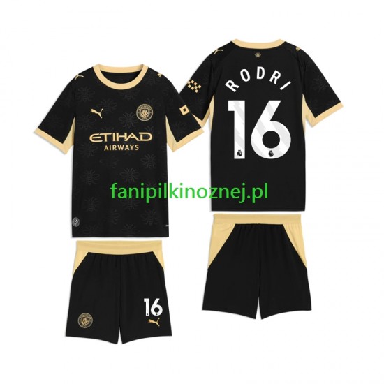 Koszulka Manchester City Rodri 16 2026-2027 Wyjazdowa Krótkie Rękawy ,Dziecięca