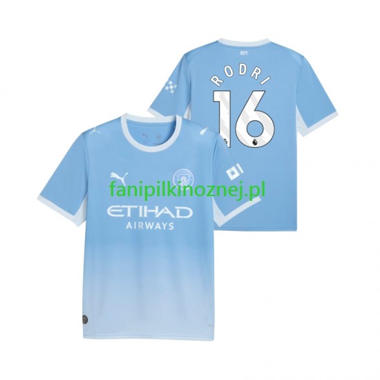Koszulka Manchester City Rodri 16 2026-2027 Domowa Krótkie Rękawy ,Męska