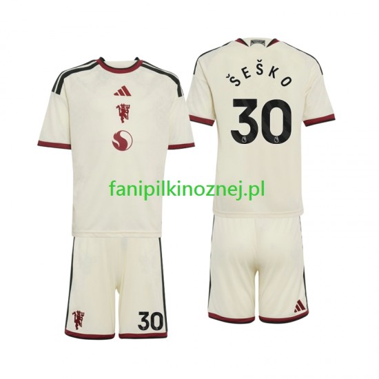 Koszulka Manchester United Benjamin Sesko 30 2026-2027 Trzeci Krótkie Rękawy ,Dziecięca