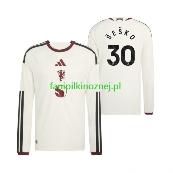 Koszulka Manchester United Benjamin Sesko 30 2026-2027 Trzeci Długie Rękawy ,Męska