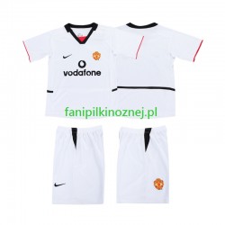 Manchester United Football Shirt 2003 2002 Wyjazdowa Krótkie Rękawy ,Dziecięca