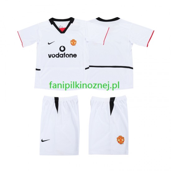 Manchester United Football Shirt 2003 2002 Wyjazdowa Krótkie Rękawy ,Dziecięca