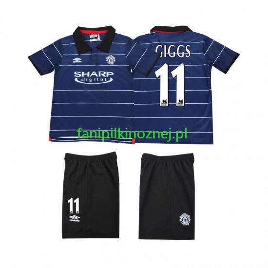 Koszulka Manchester United GIGGS 11 2000 Retro 1999 Wyjazdowa Krótkie Rękawy ,Dziecięca