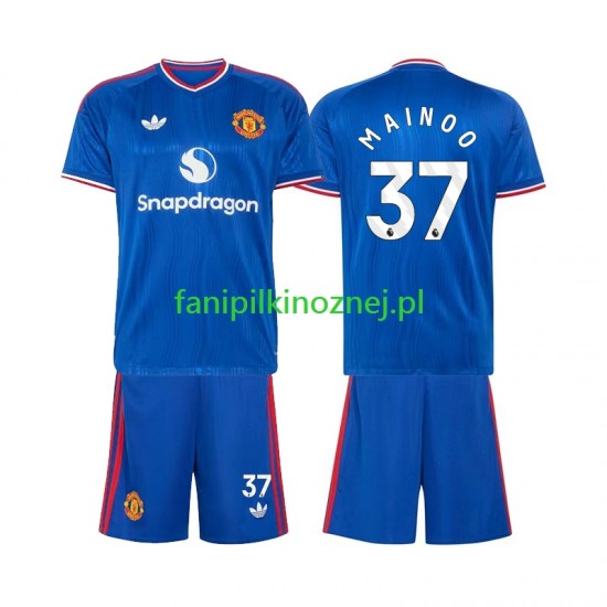 Koszulka Manchester United Kobbie Mainoo 37 2026-2027 Wyjazdowa Krótkie Rękawy ,Dziecięca