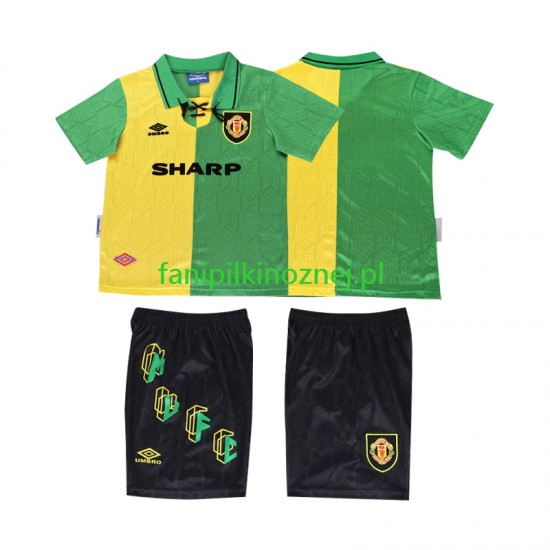 Koszulka Manchester United 1992 Retro 1994 Trzeci Krótkie Rękawy ,Dziecięca