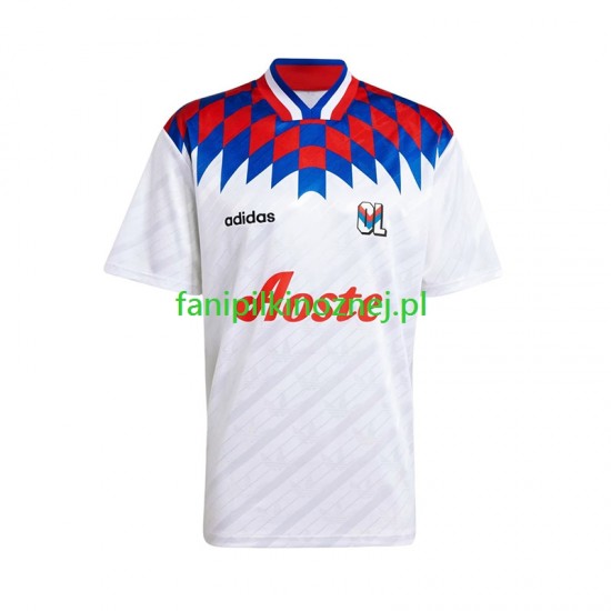 Koszulka Olympique Lyon 1995 1996 Retro Domowa Krótkie Rękawy ,Męska