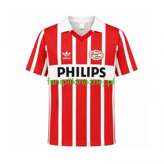 Koszulka PSV Eindhoven 1990 Retro Domowa Krótkie Rękawy ,Męska