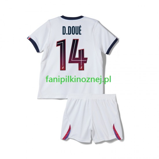 Koszulka Paris Saint-Germain Desire Doue 14 2026-2027 Wyjazdowa Krótkie Rękawy ,Dziecięca