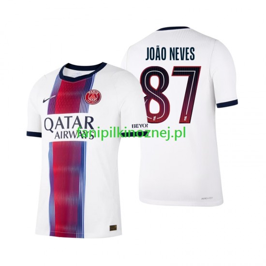 Koszulka Paris Saint-Germain Joao Neves 87 2026-2027 Wyjazdowa Krótkie Rękawy ,Męska