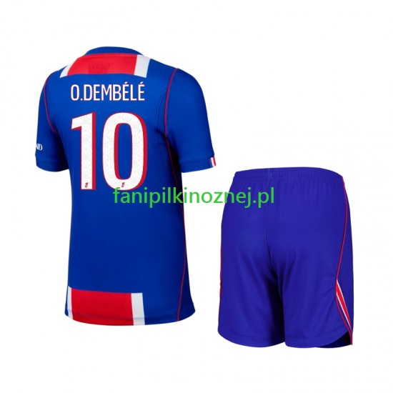 Koszulka Paris Saint-Germain Ousmane Dembele 10 2026-2027 Domowa Krótkie Rękawy ,Dziecięca