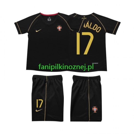 Koszulka Reprezentacji Portugalii Cristiano Ronaldo 17 Retro 2006 Wyjazdowa Krótkie Rękawy ,Dziecięca