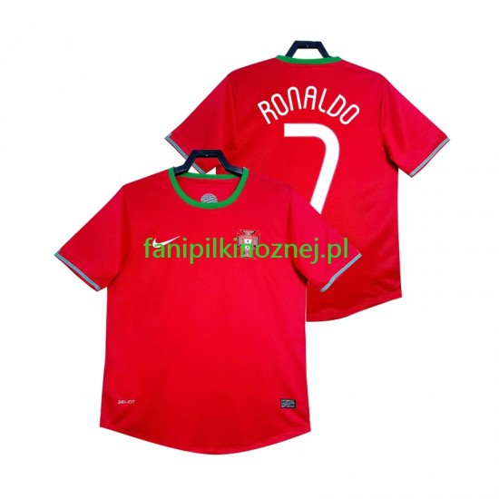 Koszulka Reprezentacji Portugalii Cristiano Ronaldo 7 2012 Retro Domowa Krótkie Rękawy ,Męska