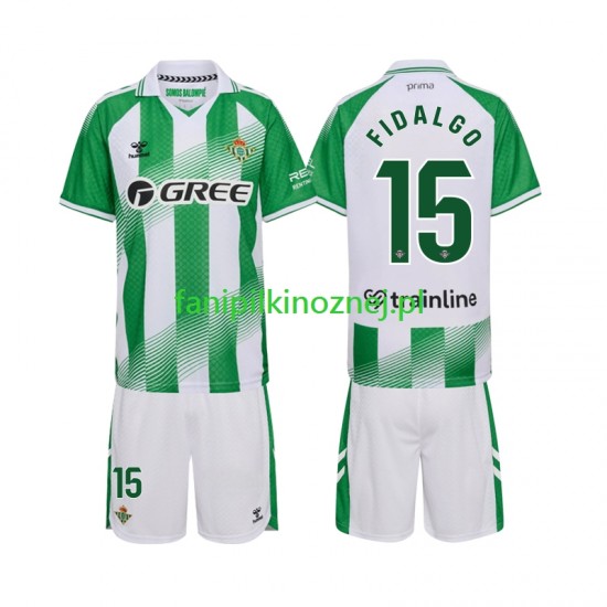 Koszulka Real Betis Fidalgo 15 2026-2027 Domowa Krótkie Rękawy ,Dziecięca