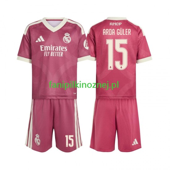 Koszulka Real Madryt Arda Guler 15 2026-2027 Trzeci Krótkie Rękawy ,Dziecięca