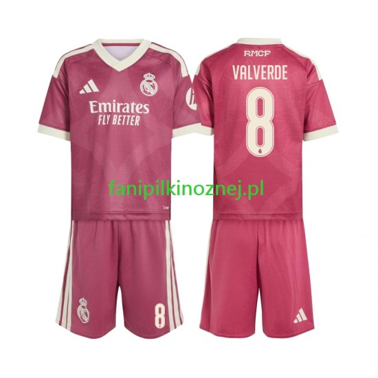 Koszulka Real Madryt Federico Valverde 8 2026-2027 Trzeci Krótkie Rękawy ,Dziecięca