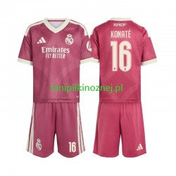 Koszulka Real Madryt Ibrahima Konate 16 2026-2027 Trzeci Krótkie Rękawy ,Dziecięca